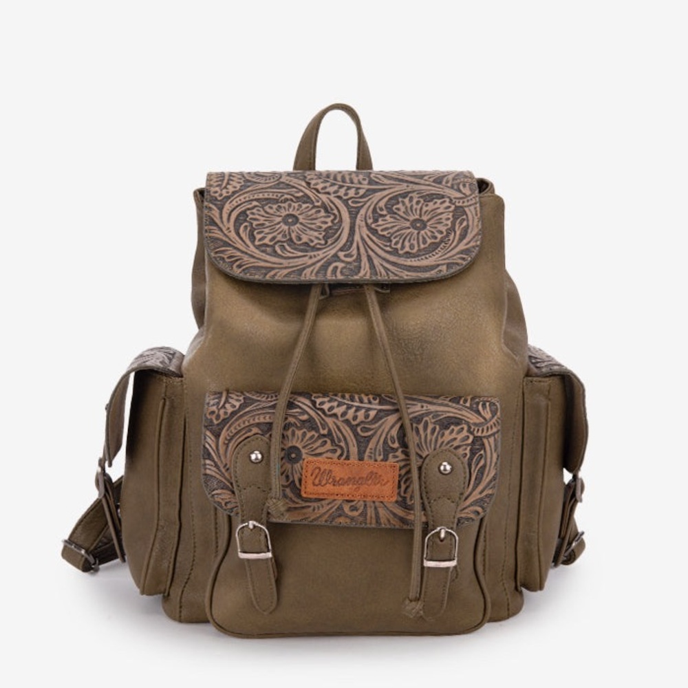 Women's Olive Green Backpack